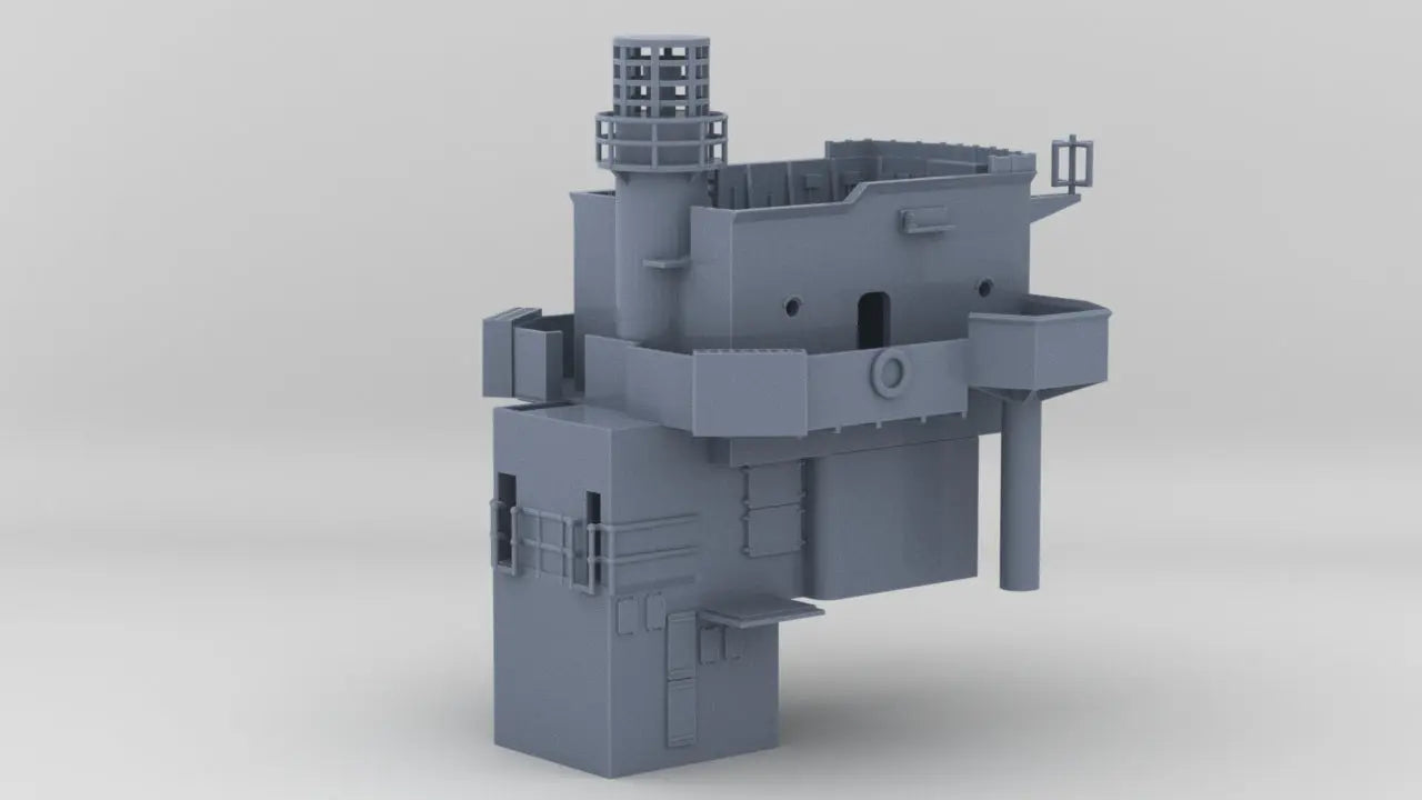 1/350 HMS Garland Superstructure Bridge Shapeways