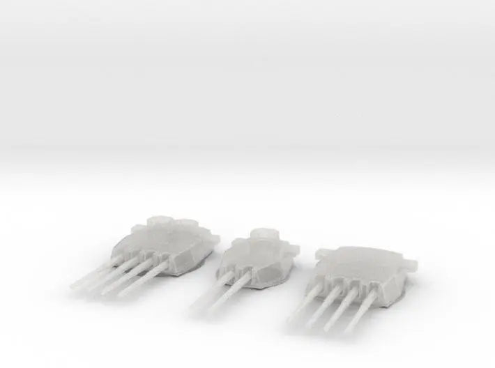 1/350 HMS King George V 14in Turrets - distefan 3d print