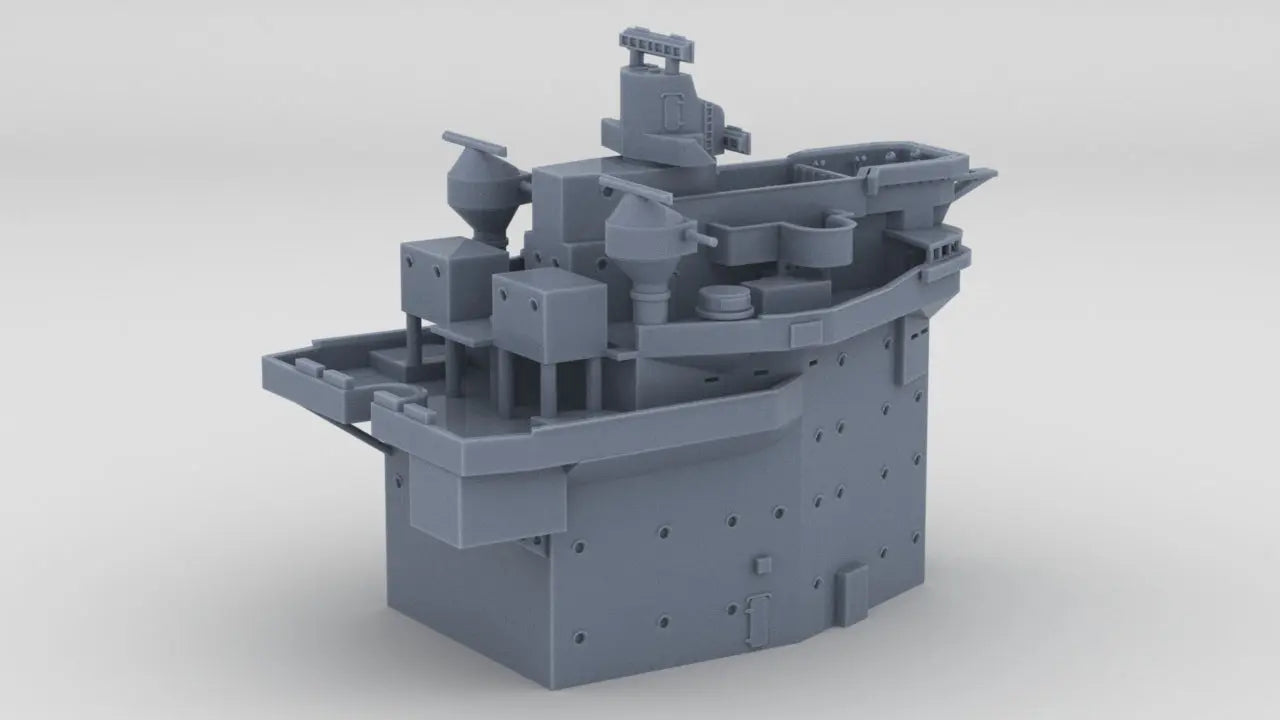 1/350 HMS Warspite Superstructure Bridge Forward Resin3Dinteractive