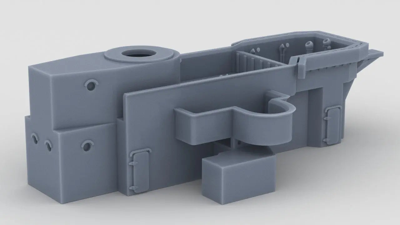 1/350 HMS Warspite Superstructure Forward Deck Upper Bridge Resin3Dinteractive