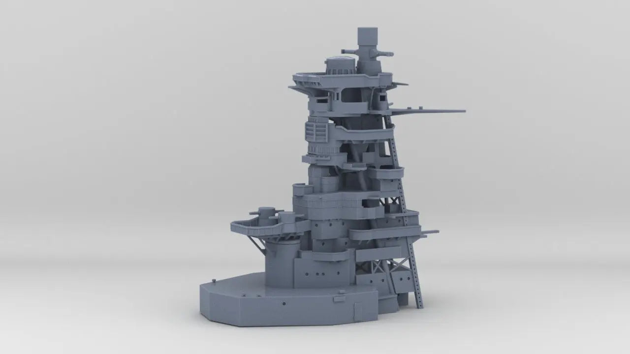 1/350 IJN Kongo Forward Superstructures - distefan 3d print