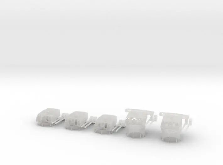 1/350 IJN Type 50 year 3 turrets (8-inch) 1944 set