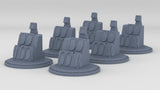 1/350 IJN Yamato Periscope Tower Set (6pcs)