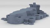 1/350 IJN Yamato Structure Amidships Deck 1