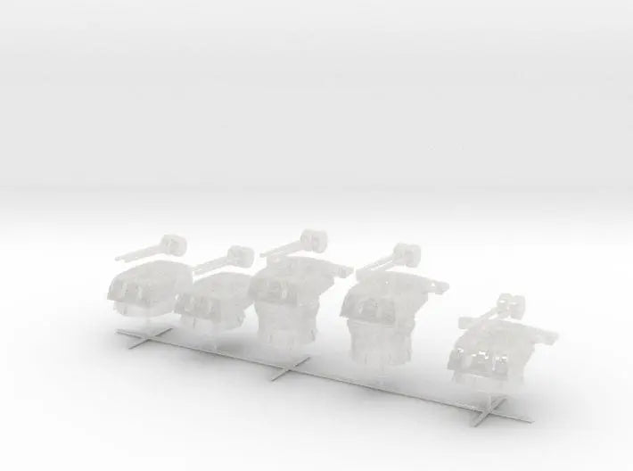 1/350 IJN type 50 year 3 turrets (8-inch) set 4pcs - distefan 3d print