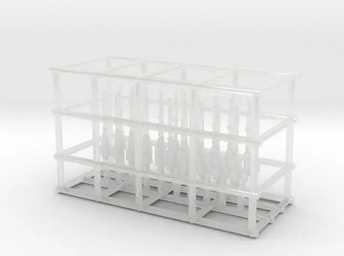 1/350 RN sextuple 40mm AA barrels set 20pcs - distefan 3d print