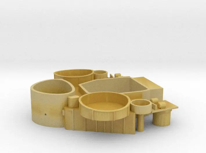 1/350 Richelieu structure forward deck 2 - distefan 3d print