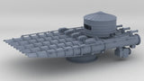 1/350 USN 21in Quintuple Torpedo Mount w/ Blast