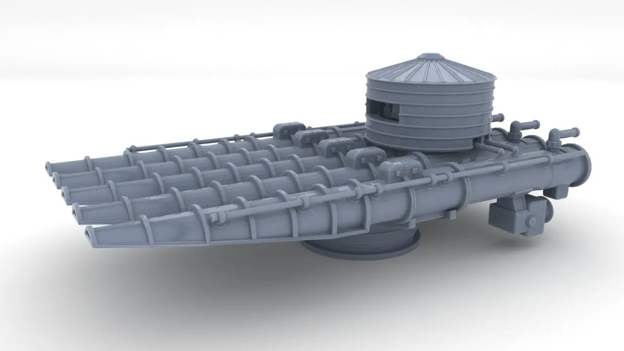 1/350 USN 21in Quintuple Torpedo Mount with Blast Resin3Dinteractive