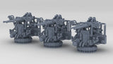 1/350 USN 40mm Bofors Twin Mount Set (3pcs)