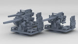 1/350 USN 5-inch 25 (12.7 cm) Deck AA Gun Set (3pcs)