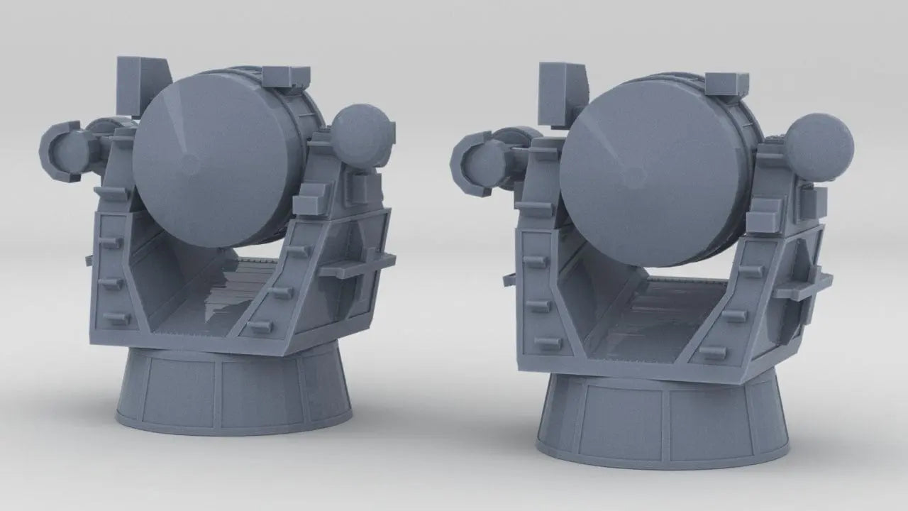 1/350 USN AN/SPG-55B Tracking / Illumination Radar Set (2pcs) - distefan 3d print