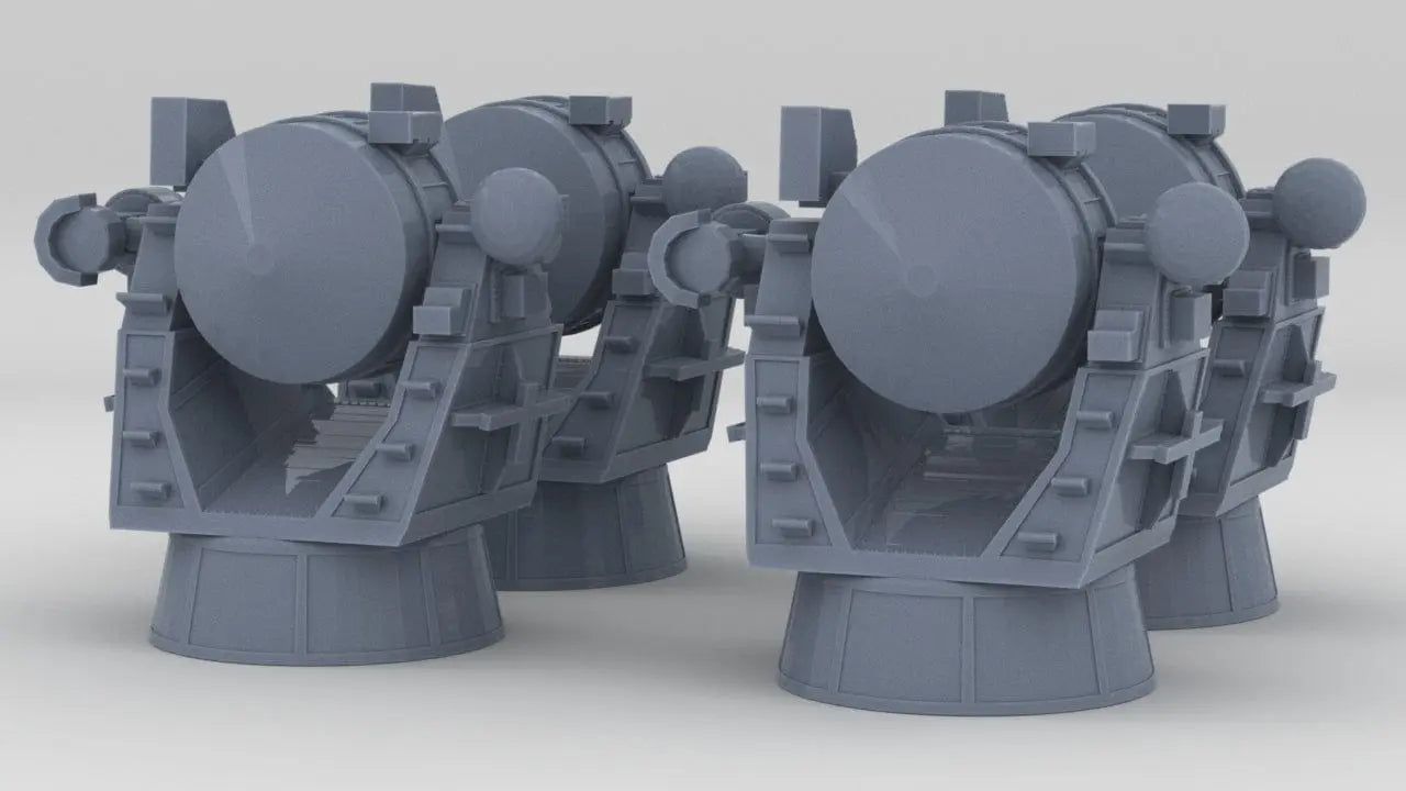 1/350 USN AN/SPG-55B Tracking / Illumination Radar Set (4pcs) - distefan 3d print