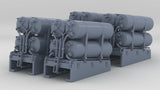 1/350 USN Smoke Screen Generator Set (4pcs)