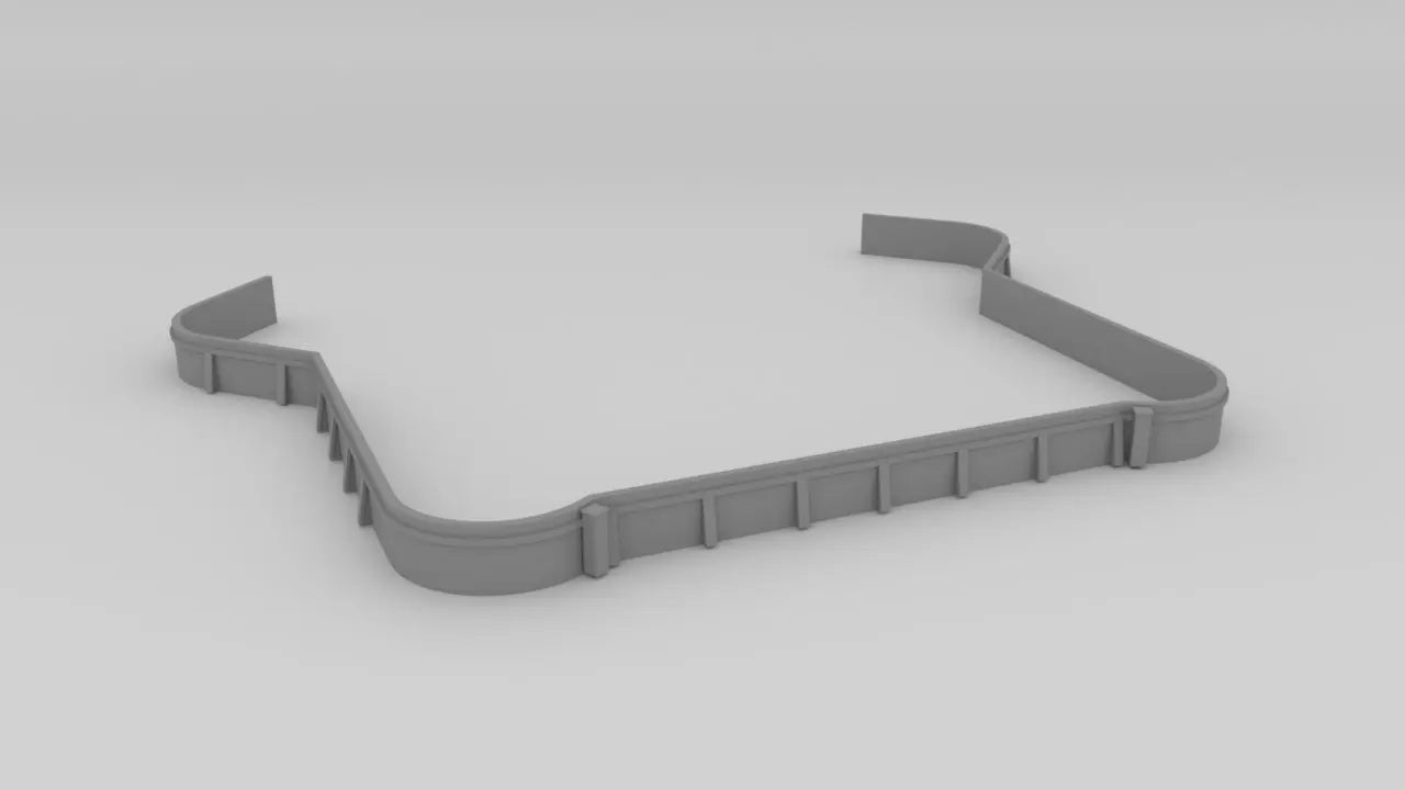 1/350 USN Stern Main Deck 20mm Gun Tub Resin3Dinteractive