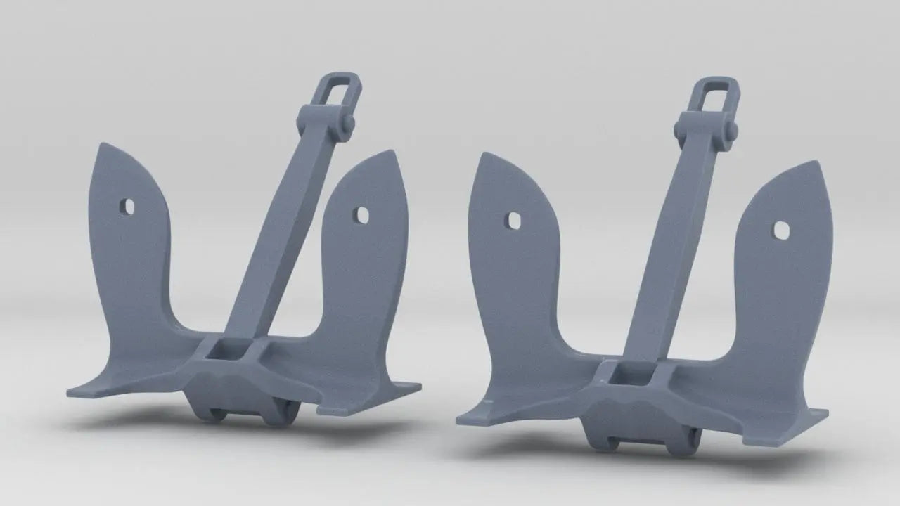 1/350 USN Stockless (6.000 lb.) Set (2pcs) - distefan 3d print