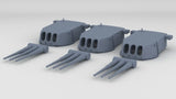 1/350 USN Trumpeter 8''/55 Turrets v1 Set (3pcs)