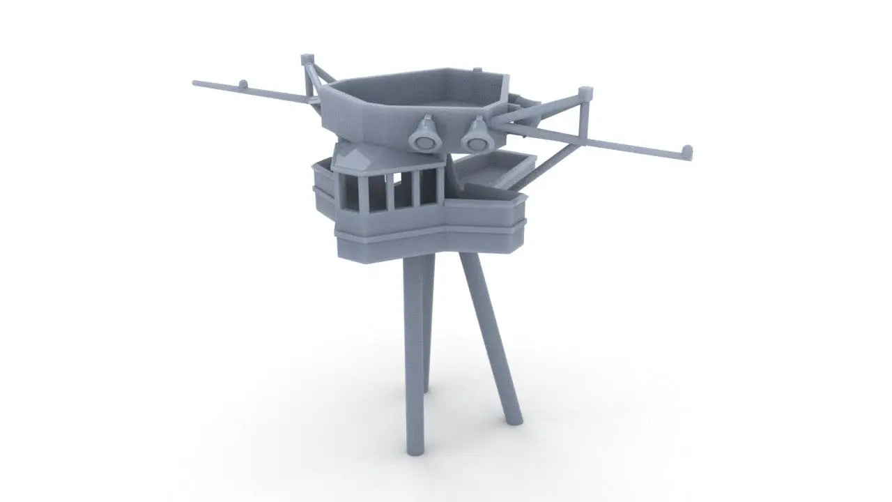 1/350 USS Enterprise (CV-6) Forward Island Platform - distefan 3d print