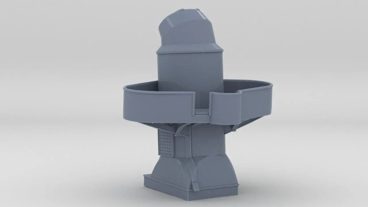 1/350 USS Fletcher Funnel 1 Mk51 Platform Resin3Dinteractive