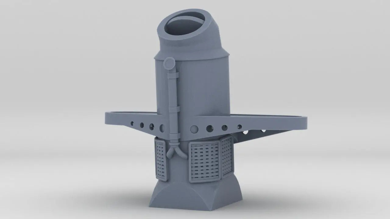 1/350 USS Fletcher Funnel 2 (Tamiya Kit) Resin3Dinteractive