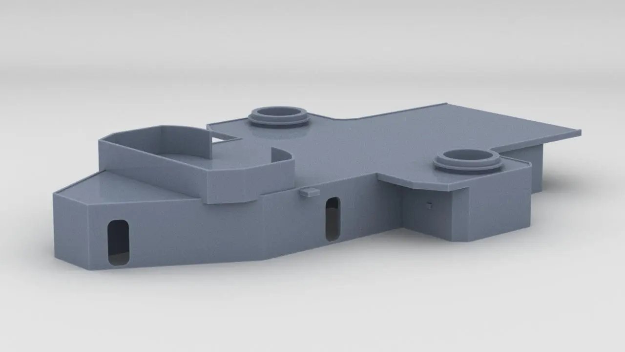 1/350 USS Helena (CL-50) Aft Deck 1 - distefan 3d print