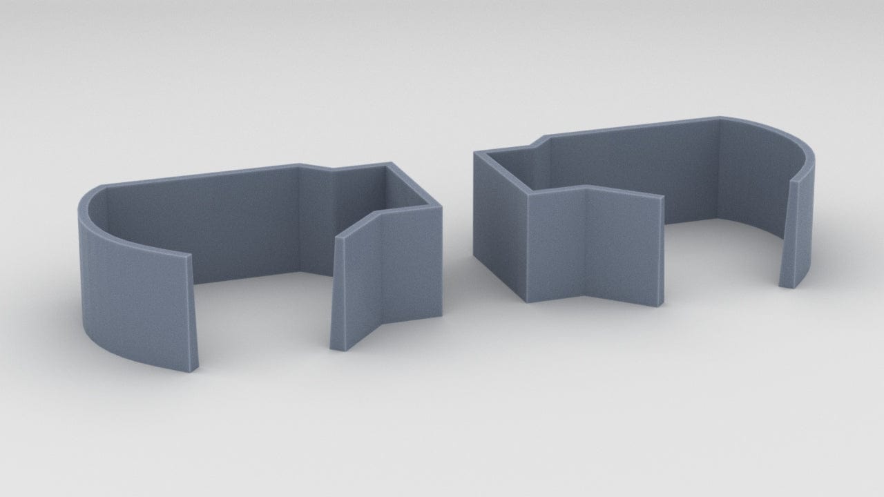 1/350 USS Helena (CL-50) Amidships 20mm Tubs Set (2pcs) - distefan 3d print