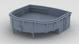 1/350 USS Missouri (BB-63) Stern Main Turret 40mm Bofors Tub