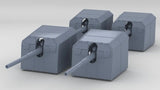 1/350 DKM 12.7cm (5in) SK/C34 Naval Gun Set (4pcs)