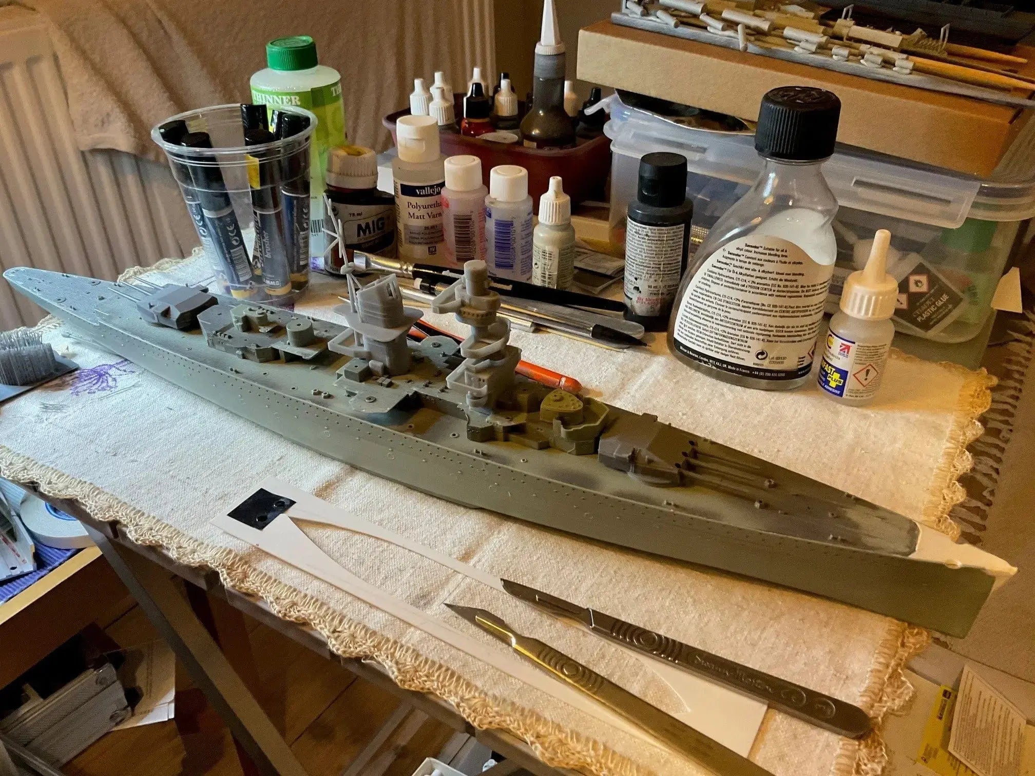 1/350 DKM Admiral Scheer Funnel - distefan 3d print