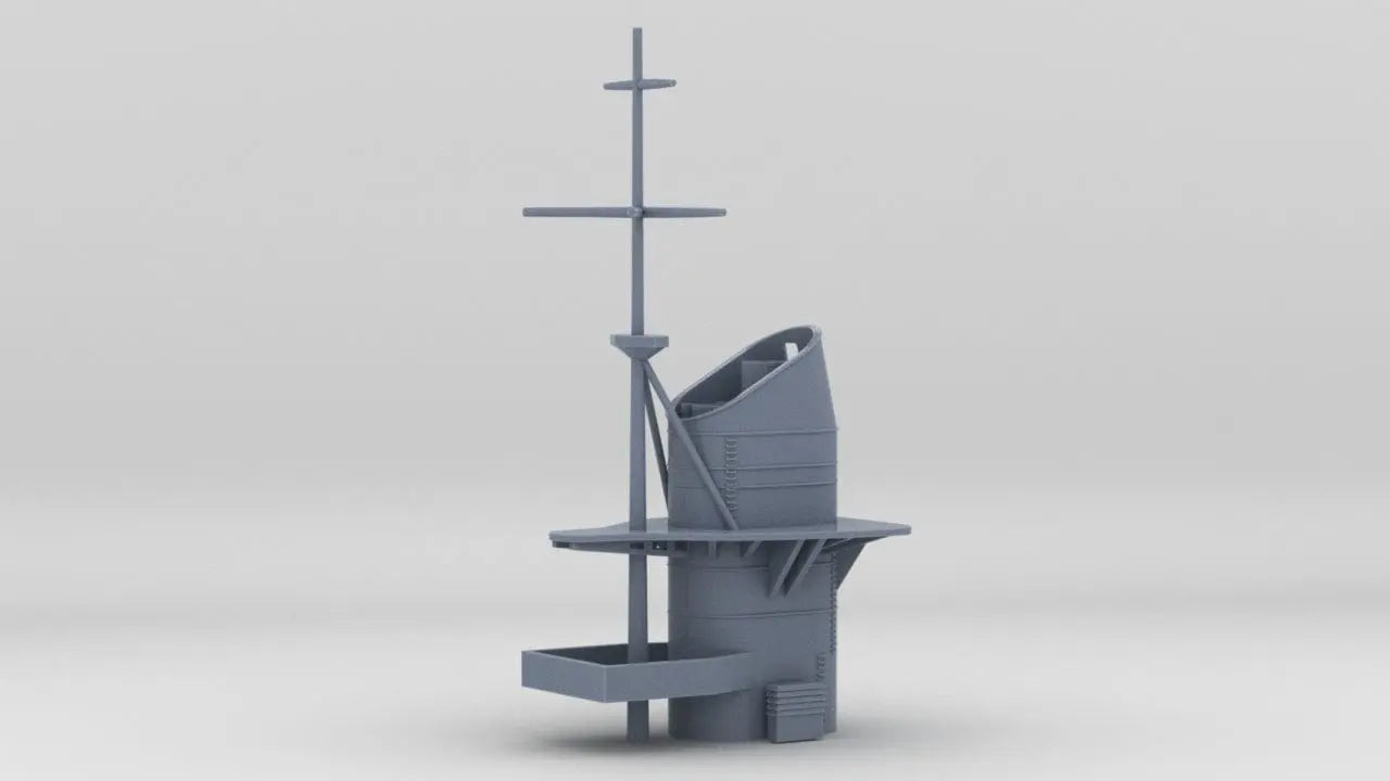 1/350 DKM Admiral Scheer Funnel - distefan 3d print