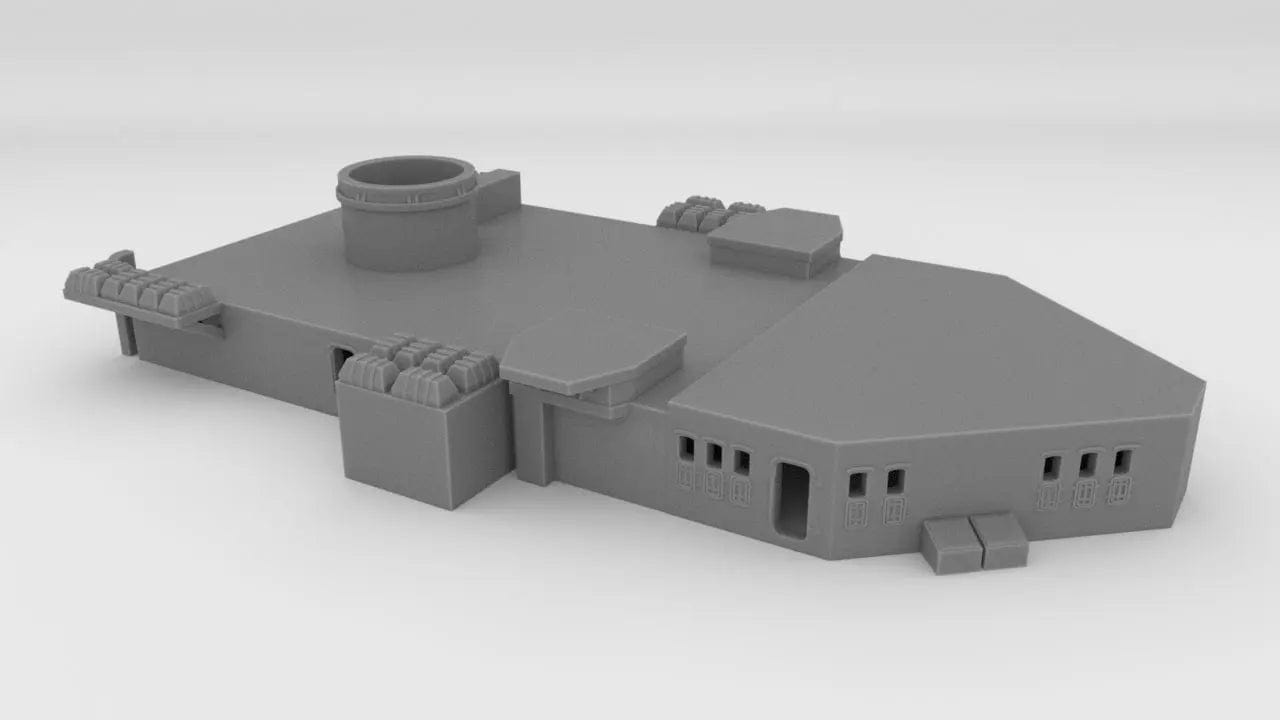 1/350 DKM Admiral Scheer Structure Aft Deck 1 - distefan 3d print