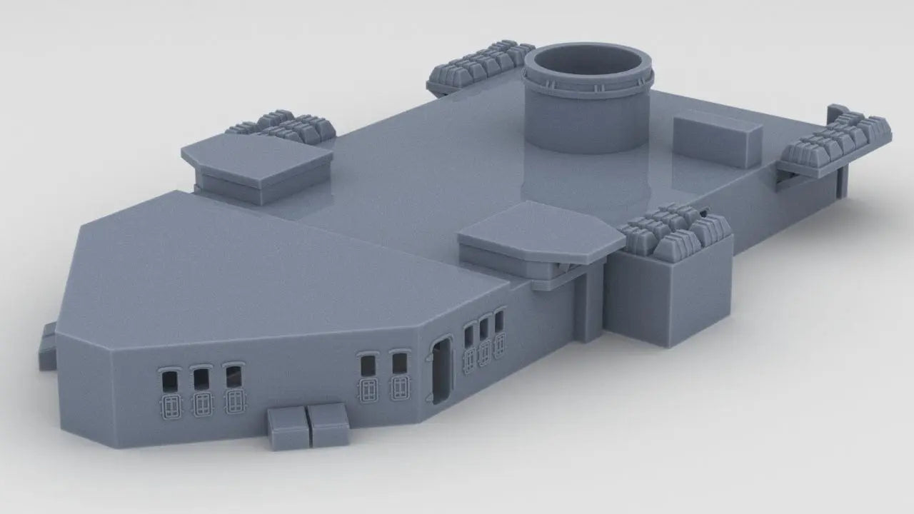 1/350 DKM Admiral Scheer Structure Aft Deck 1 - distefan 3d print
