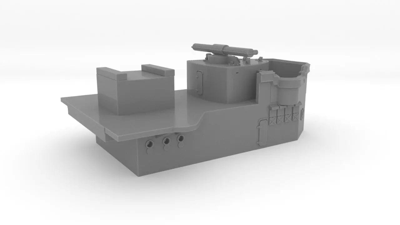 1/350 DKM Admiral Scheer Structure Forward Deck 1- distefan 3d print