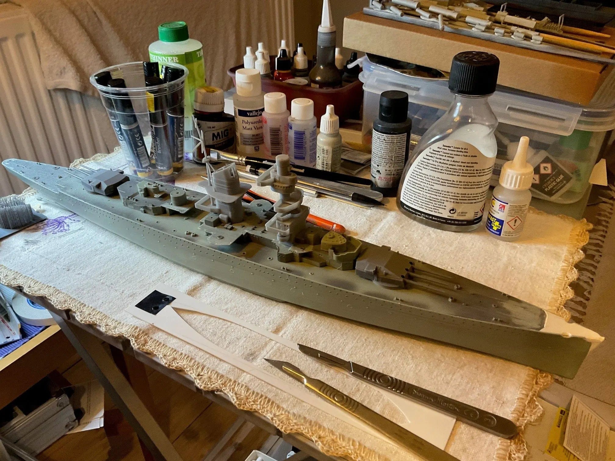 1/350 DKM Admiral Scheer Tower - distefan 3d print