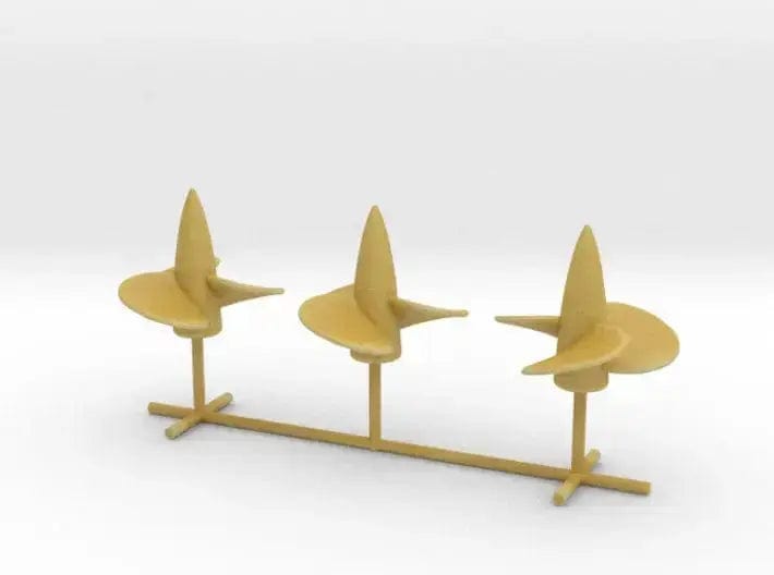 1/350 DKM Bismarck propellers set - distefan 3d print