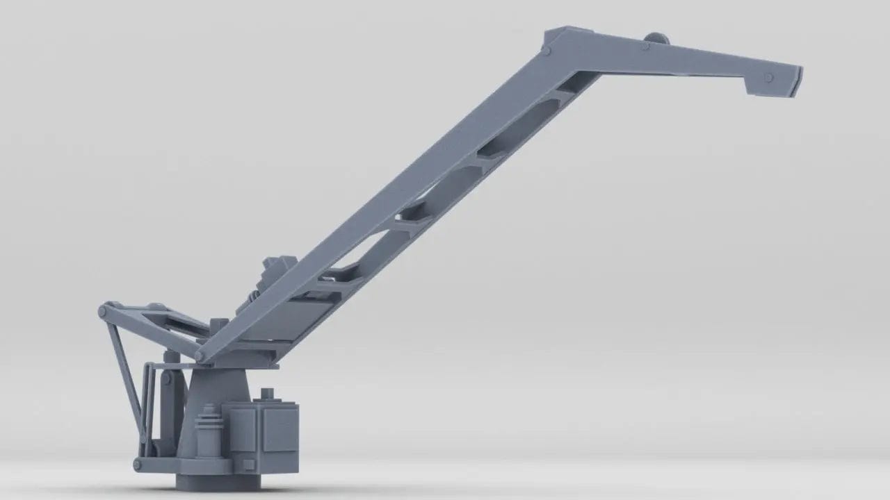 1/350 DKM Gneisenau Boat Crane - distefan 3d print