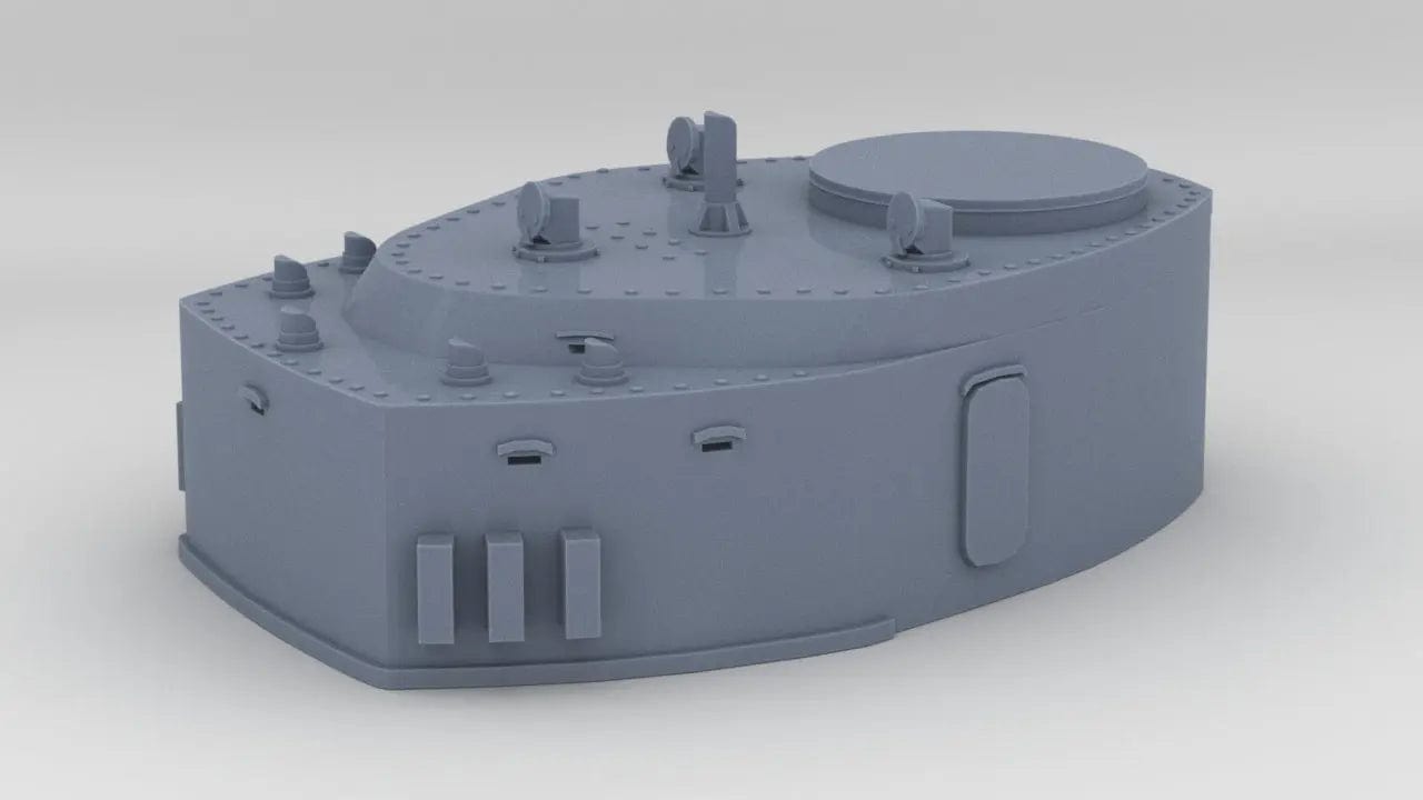 1/350 DKM H-39 Forward Deck 5 Fire Control Post - distefan 3d print