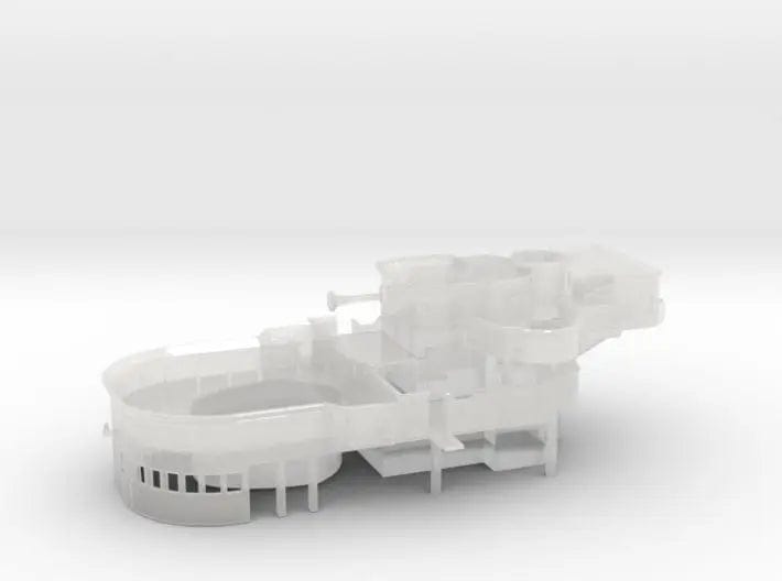 1/350 DKM Lutzow Superstructure 2 - distefan 3d print