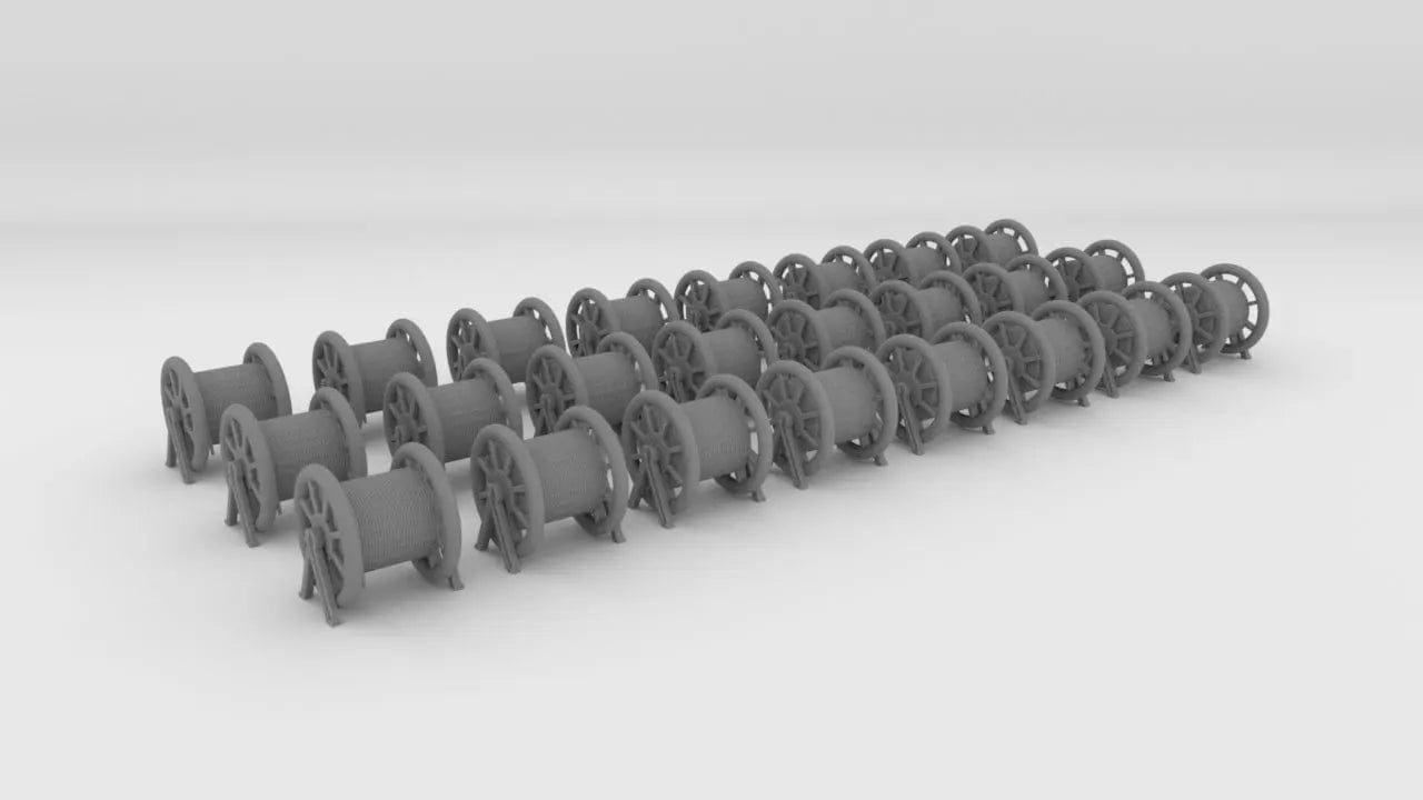 1/350 DKM Rope Barrel Set 24pcs - distefan 3d print