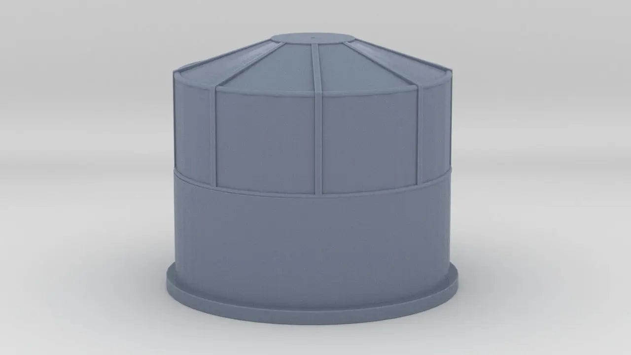 1/350 DKM Tirpitz Bridge Dome - distefan 3d print