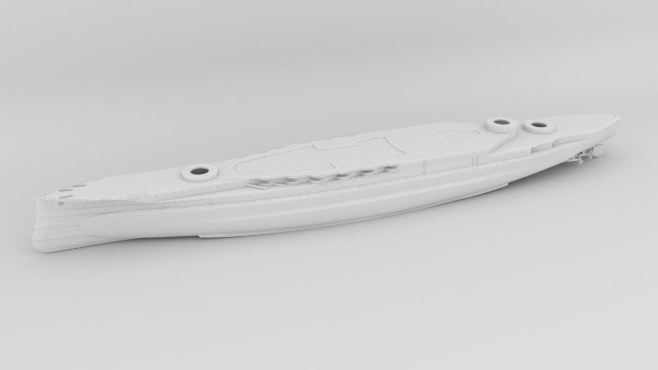 1/350 HMS Barham Hull (Resin) - Distefan 3D Print | Upgrade Your Fleet