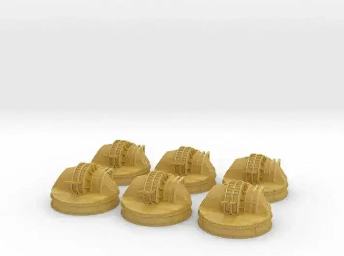 1/350 IJN 127mm Turret Aircraft Carriers Set (6 pcs): Super Detailed - distefan 3d print