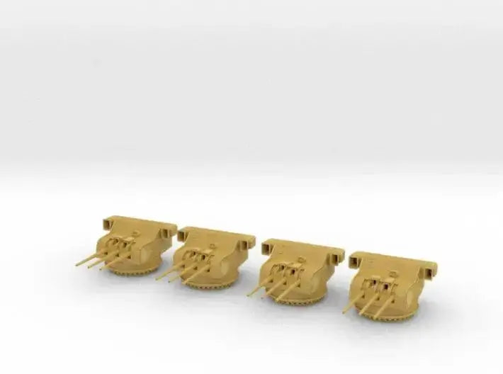 1/350 IJN 15.5cm / 60 3rd Year Type naval turrets - distefan 3d print