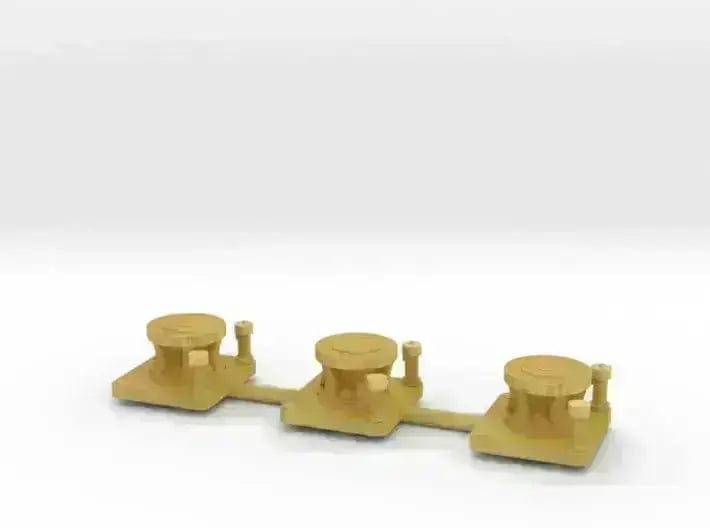 1/350 IJN Capstan Forecastle Electric Set (3 pcs) - distefan 3d print