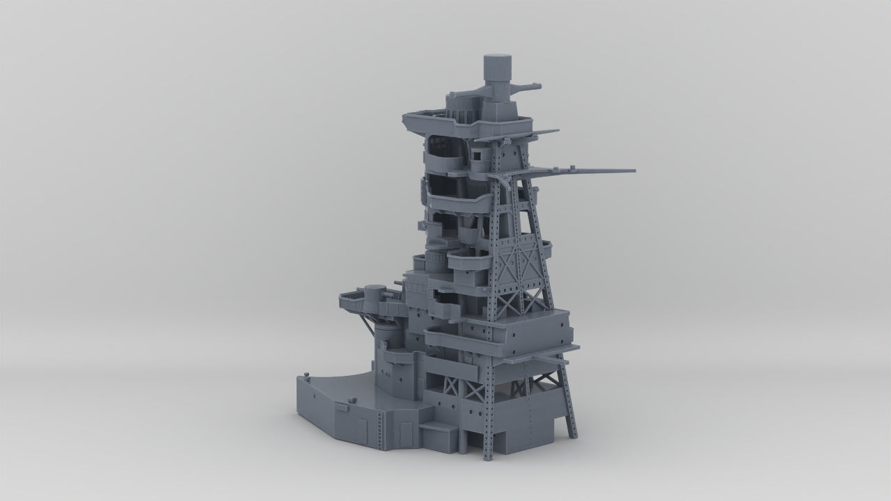 1/350 IJN Kongo Forward Superstructures - distefan 3d print