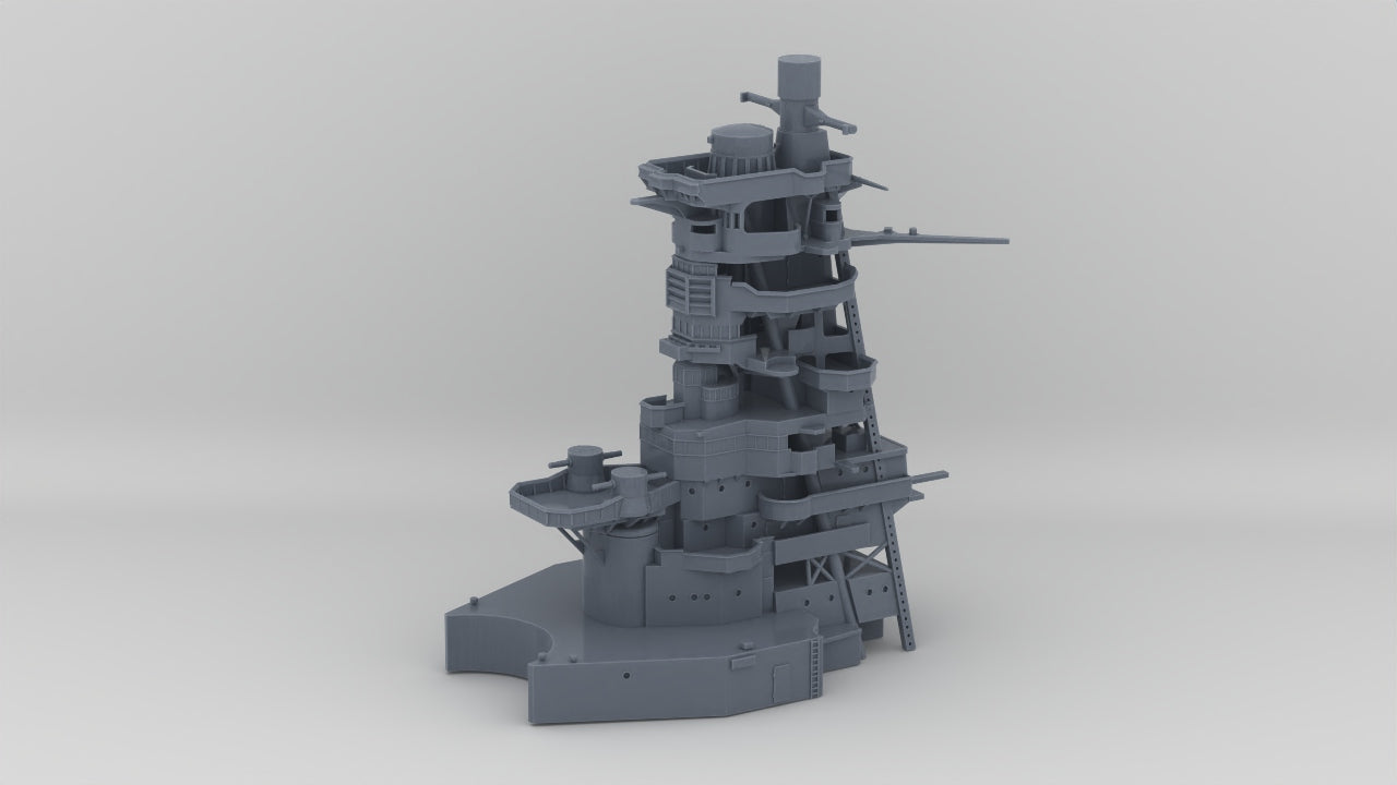 1/350 IJN Kongo Forward Superstructures - distefan 3d print