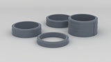 1/350 IJN Kongo Main Turret Barbette Set (4pcs)