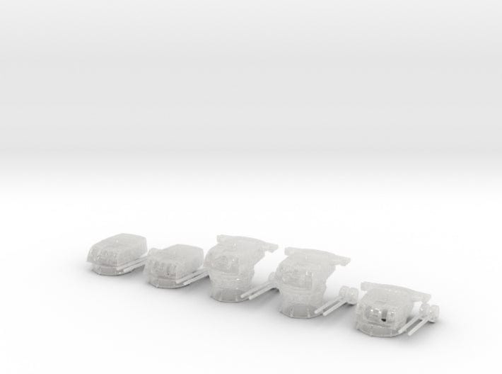 1/350 IJN Type 50 year 3 turrets (8-inch) 1942 set - distefan 3d print