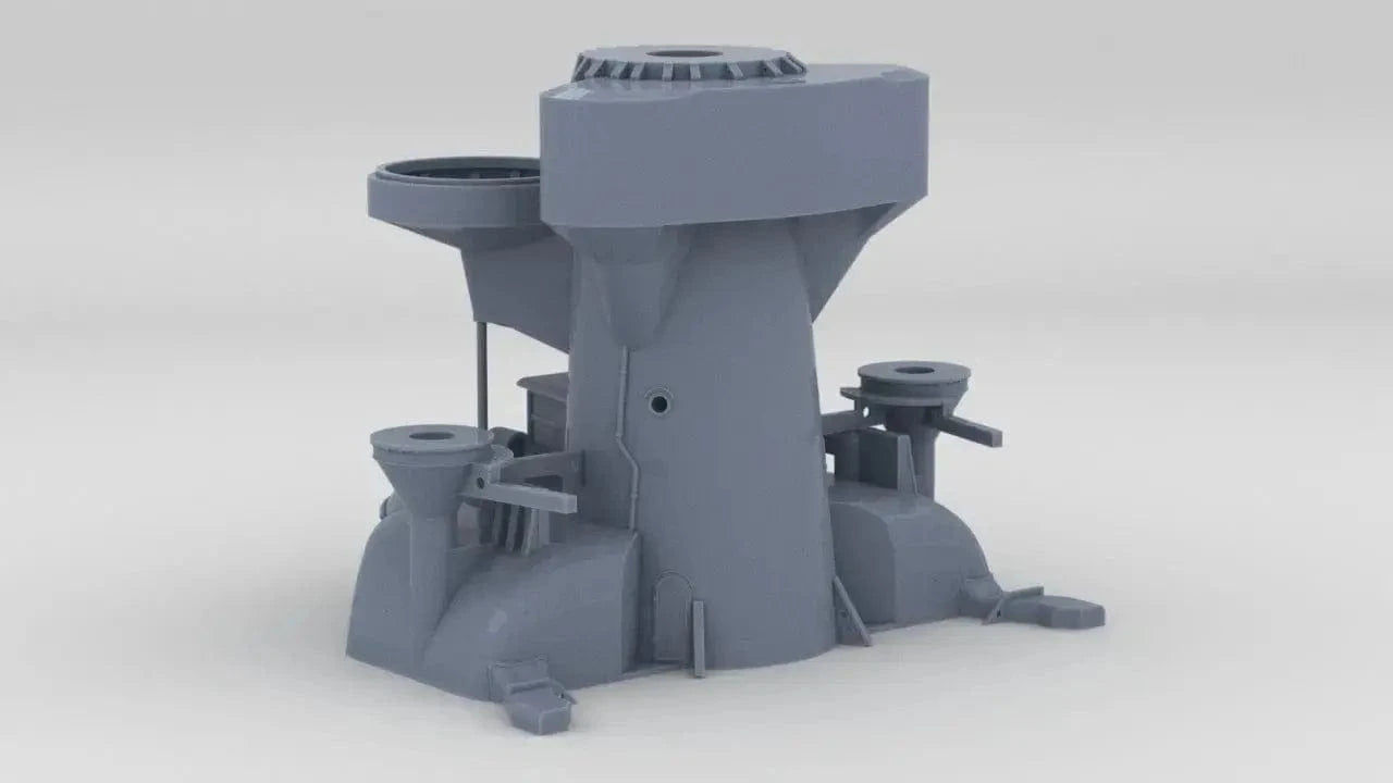 1/350 IJN Yamato Aft Tower Superstructure - distefan 3d print