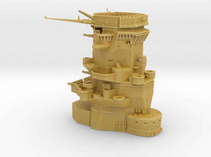 1/350 IJN Yamato Structure Forward Bridge - distefan 3d print